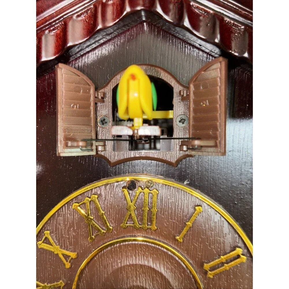 Wood Coo Coo Clock About 14” Tall X 9” Wide Project Clock Or For Parts